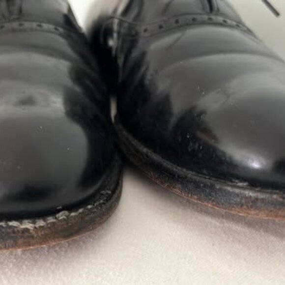 Allen Edmonds Black Leather Oxford Dress Shoes Danbury Mens Size 10.5 D  Shoes main image 3